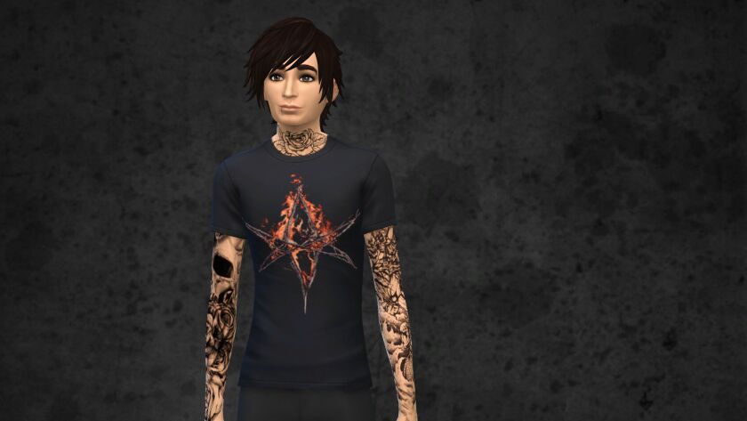 Bring ME The Horizon Tees 16 sims 4 cc bring me the horizon tees 6