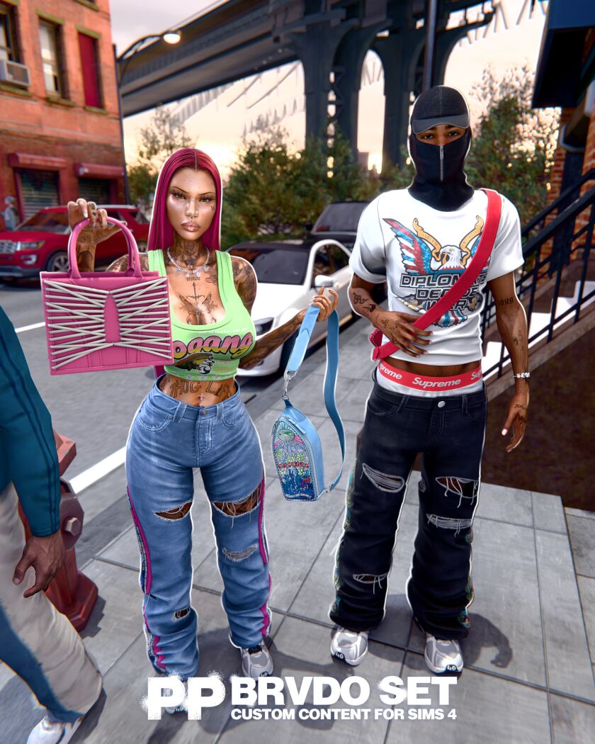BRVDO Set Now Live Featuring Vibamp 1 BRVDO Set Now Live Featuring Vibamp Sims 4 CC