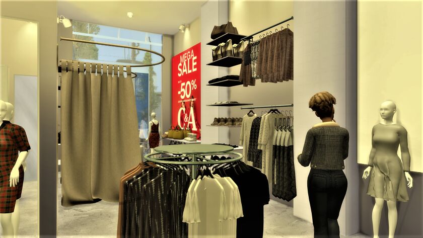 C&A Clothing Store Now Available for Download! 10 sims 4 cc ca clothing store can now be downloaded from my 10