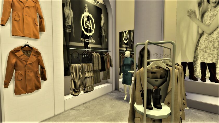 C&A Clothing Store Now Available for Download! 14 sims 4 cc ca clothing store can now be downloaded from my 3