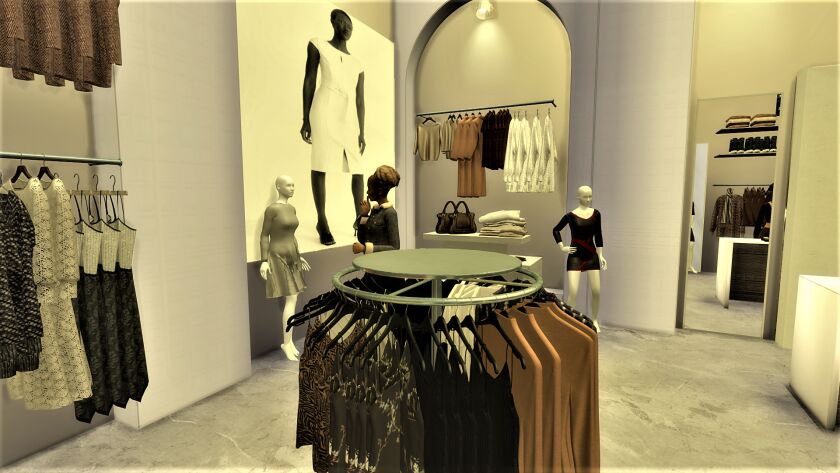 C&A Clothing Store Now Available for Download! 16 sims 4 cc ca clothing store can now be downloaded from my 5