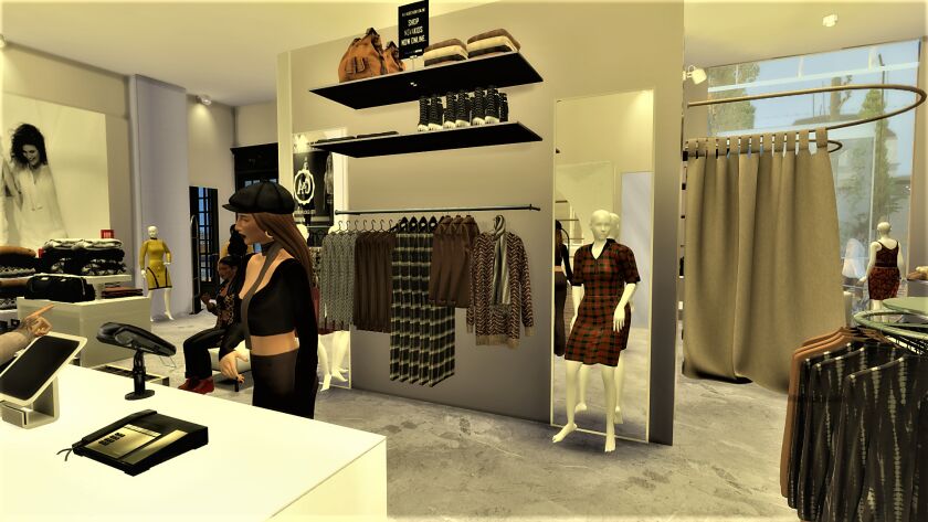 C&A Clothing Store Now Available for Download! 13 sims 4 cc ca clothing store can now be downloaded from my 7