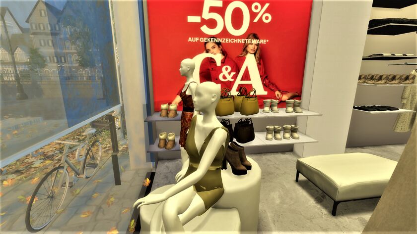 C&A Clothing Store Now Available for Download! 9 sims 4 cc ca clothing store can now be downloaded from my 9