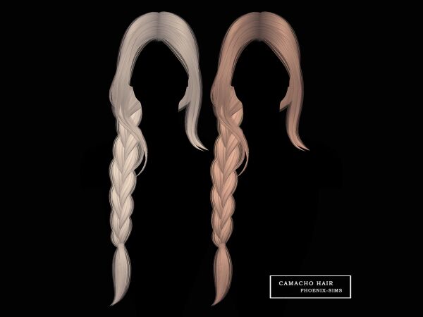 Camacho Hair 1 Camacho Hair Sims 4 CC