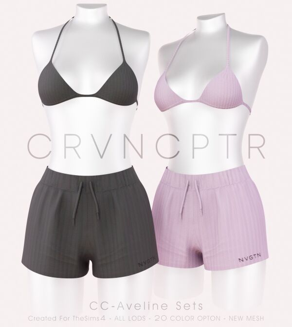 Stylish CC-Aveline Sets for Your Wardrobe 1 Stylish CC-Aveline Sets for Your Wardrobe Sims 4 CC