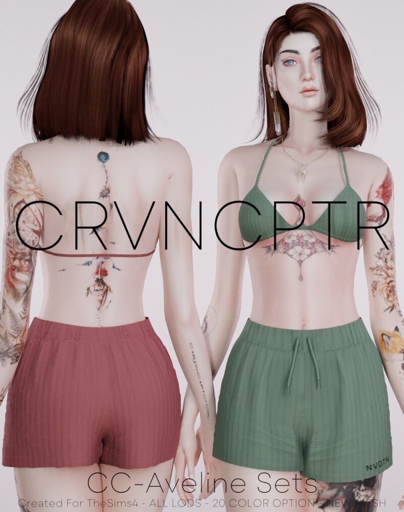 Stylish CC-Aveline Sets for Your Wardrobe 2 sims 4 cc cc aveline sets 2