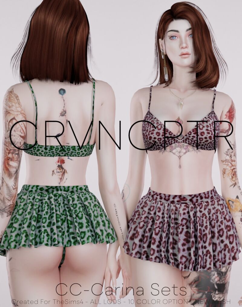 Stylish CC-Carina Sets for Your Sims 2 sims 4 cc cc carina sets 2