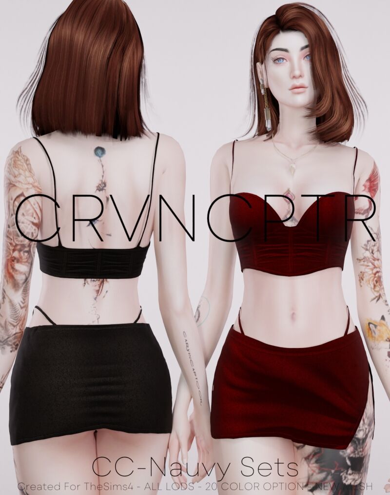 CC-Nauvy Sets: Original Mesh Collection 2 sims 4 cc cc nauvy sets 2