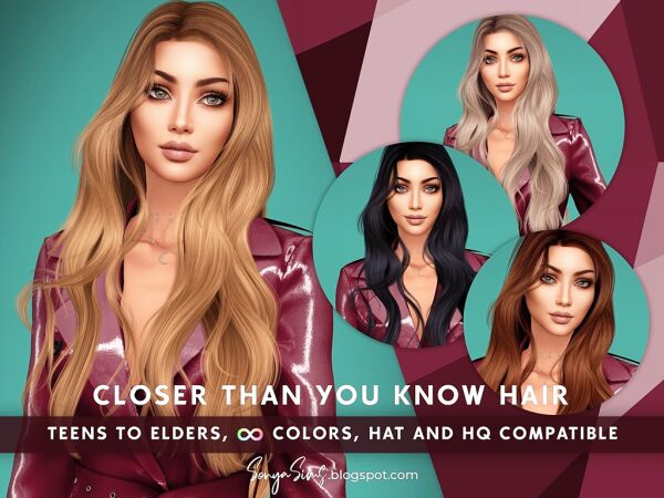 Stylish Waves Hair for All Ages 1 Stylish Waves Hair for All Ages Sims 4 CC