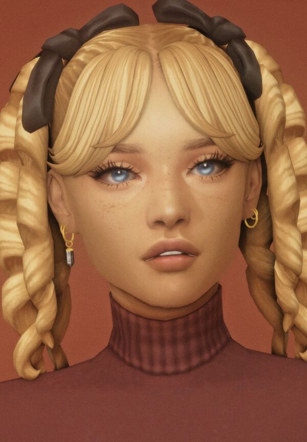 Constance Pigtails By Dogsill 1 Constance Pigtails By Dogsill Sims 4 CC