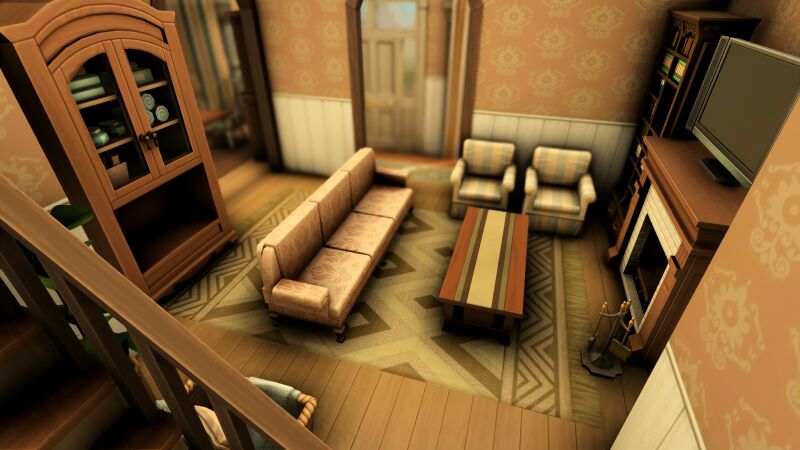 Charming Copperdale Cottage 2 sims 4 cc copperdale cottage by plumbobkingdom 4