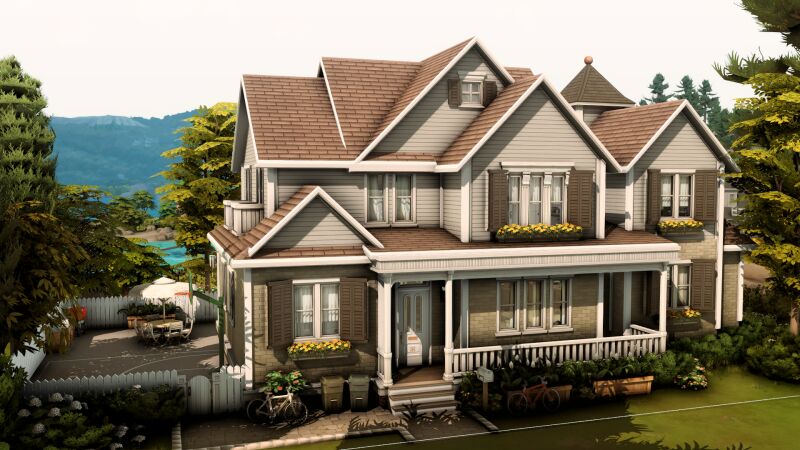 Stunning Copperdale Family House Design 4 sims 4 cc copperdale family house by plumbobkingdom 2