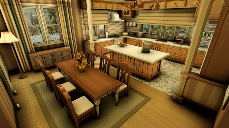 Stunning Copperdale Family House Design 2 sims 4 cc copperdale family house by plumbobkingdom 4