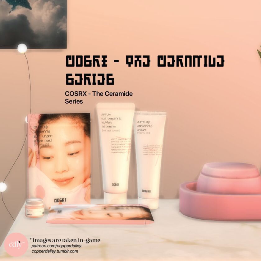 Discover COSRX - The Ceramide Series 2 sims 4 cc cosrx the ceramide series 2