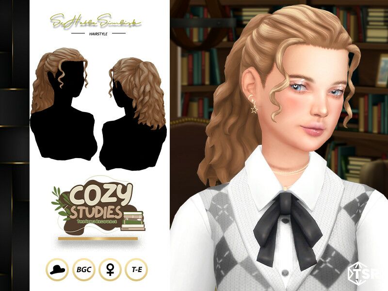 Cozy Studies – Judy Hairstyles 1 Cozy Studies – Judy Hairstyles Sims 4 CC