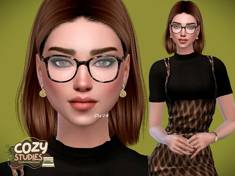 Cozy Studies – Tina Abbott by Darkwave14 1 Cozy Studies – Tina Abbott by Darkwave14 Sims 4 CC
