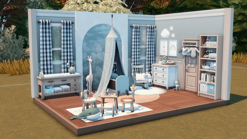 Adorable Nursery Decor by Bojanasimsyt 4 sims 4 cc cute nursery by bojanasimsyt 2