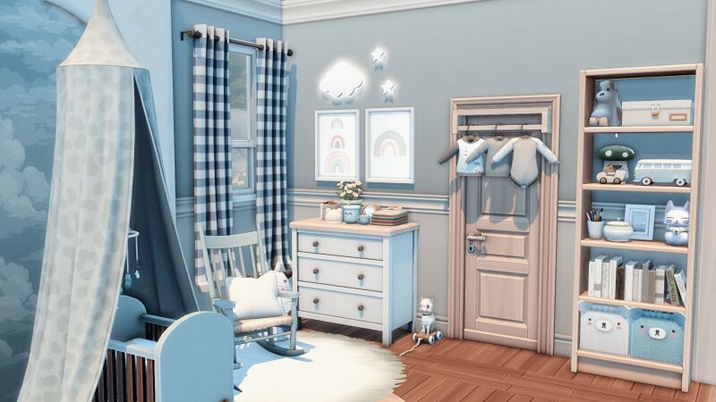 Adorable Nursery Decor by Bojanasimsyt 2 sims 4 cc cute nursery by bojanasimsyt 4