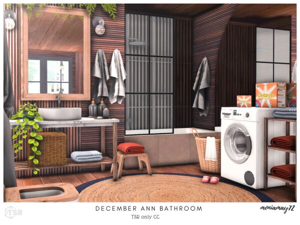 Stunning Dark Wooden Kitchen Design 3 sims 4 cc dark big wooden kitchen 12