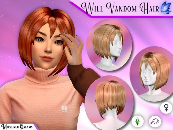 Anime Dress in White 6 sims 4 cc dress anime white 15