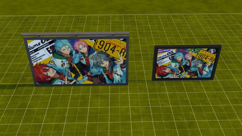 Ensemble Stars Trip Album: Poster & Billboard Set 1 Ensemble Stars Trip Album: Poster & Billboard Set Sims 4 CC