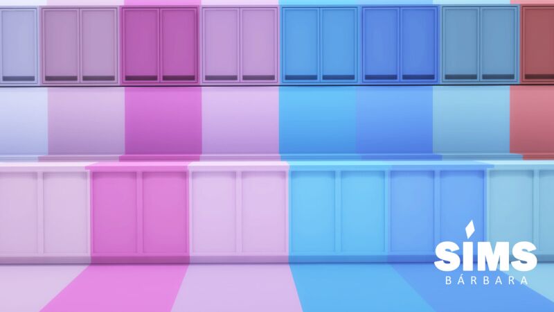 Essa Kitchen Recolors: Stylish Updates for Your Space 3 sims 4 cc essa kitchen recolors by barbara sims 5