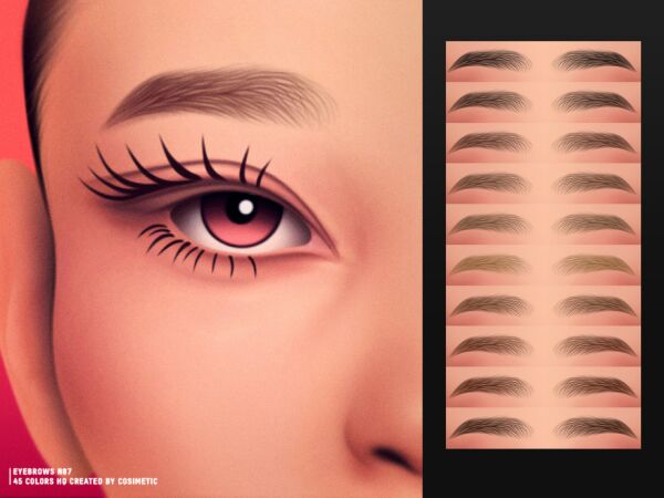Stylish Eyebrows N87 for Your Sims 1 Stylish Eyebrows N87 for Your Sims Sims 4 CC