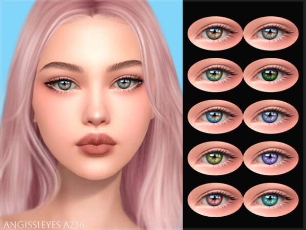 Stunning Eyes A236 by Angissi 1 Stunning Eyes A236 by Angissi Sims 4 CC