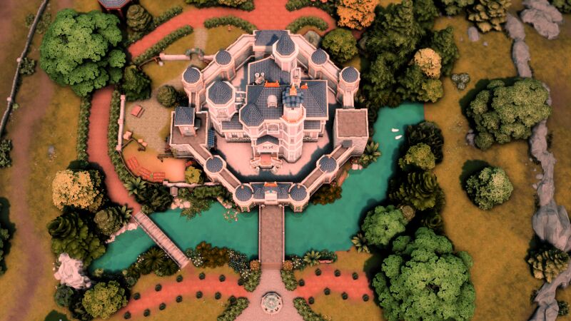 Enchanted Disney Castle by Luuca001 6 sims 4 cc fairy disney castle by luuca001 2