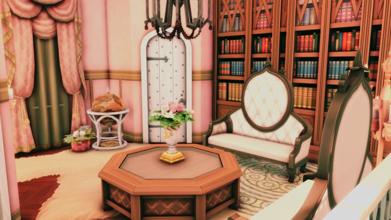 Enchanted Disney Castle by Luuca001 4 sims 4 cc fairy disney castle by luuca001 4