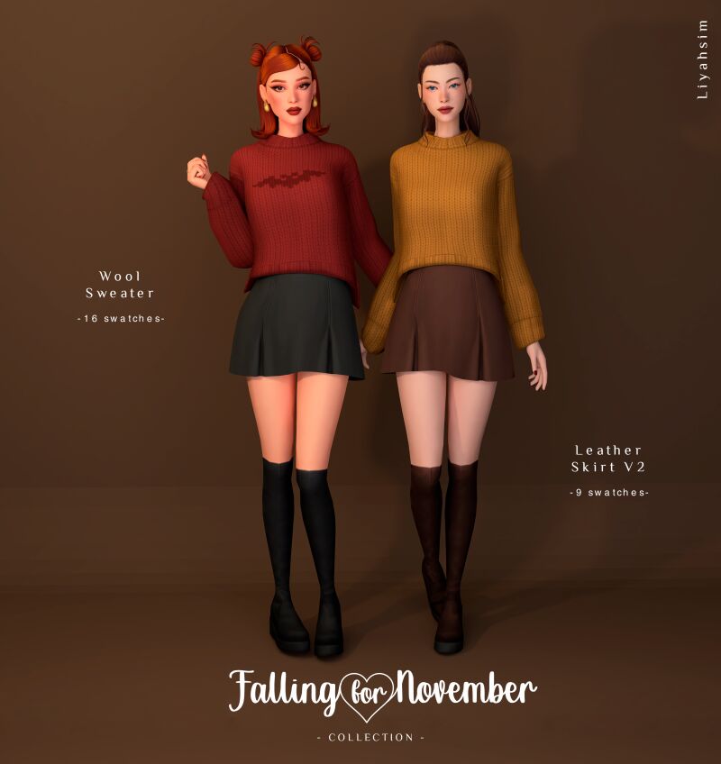 Falling For November By Liyahsim 6 sims 4 cc falling for november by liyahsim 3