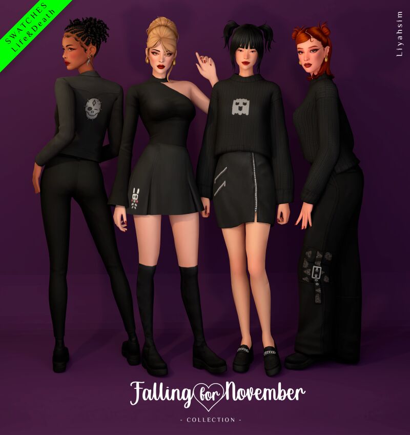 Falling For November By Liyahsim 2 sims 4 cc falling for november by liyahsim 6