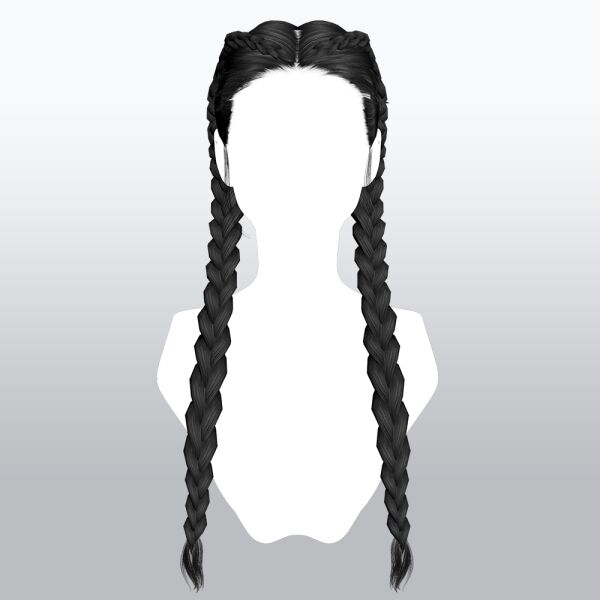 Stunning Female Hairstyle H107 by Ssalon 1 Stunning Female Hairstyle H107 by Ssalon Sims 4 CC