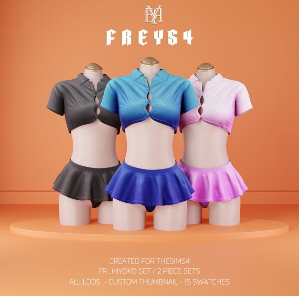 FR_Hiyoko Set 1 FR_Hiyoko Set Sims 4 CC