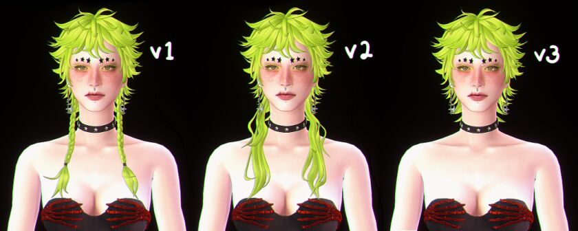 ✩ Galos Hair ✩ 2 sims 4 cc galos hair 2