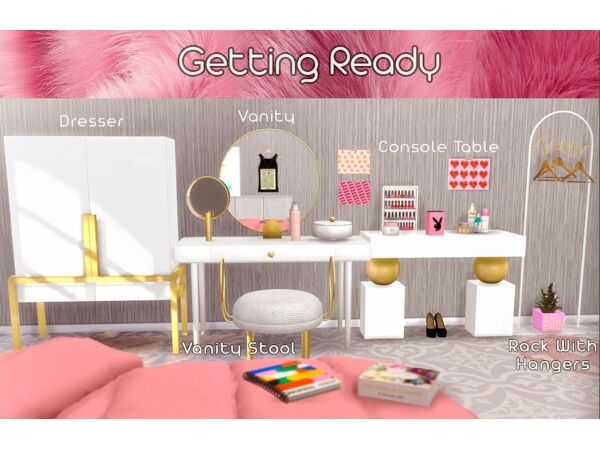 Getting Ready Essentials 1 Getting Ready Essentials Sims 4 CC