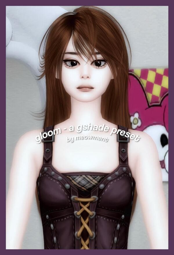 Gloom - A Gshade Preset 1 Gloom – A Gshade Preset Sims 4 CC