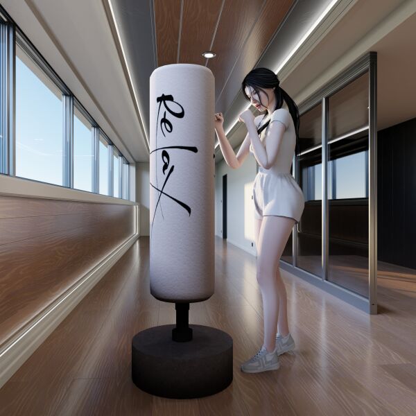 Goldfish Punching Bag: A Fun Gym Accessory 1 Goldfish Punching Bag: A Fun Gym Accessory Sims 4 CC
