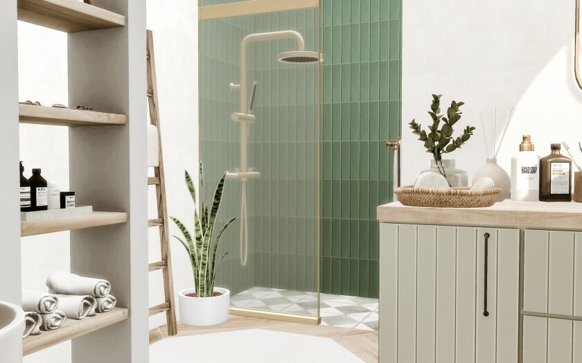 Greenwood Bathroom Free Download & Speedbuild 1 Greenwood Bathroom Free Download & Speedbuild Sims 4 CC