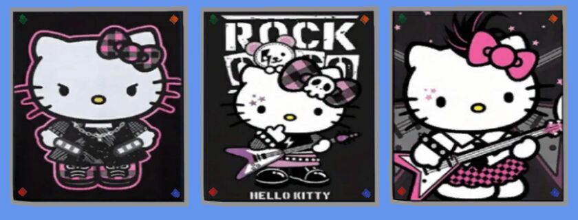 Hello Kitty Rock Band Posters 1 Hello Kitty Rock Band Posters Sims 4 CC