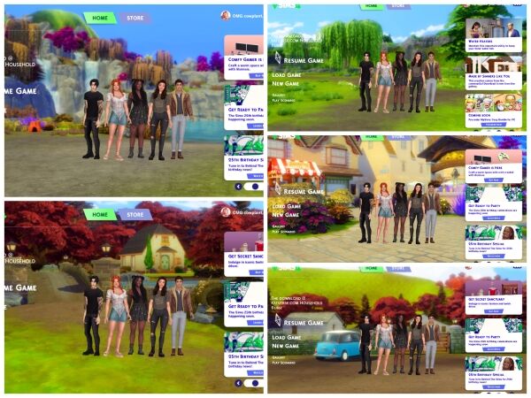 Henford-On-Bagley Main Menu Overrides 1 Henford-On-Bagley Main Menu Overrides Sims 4 CC
