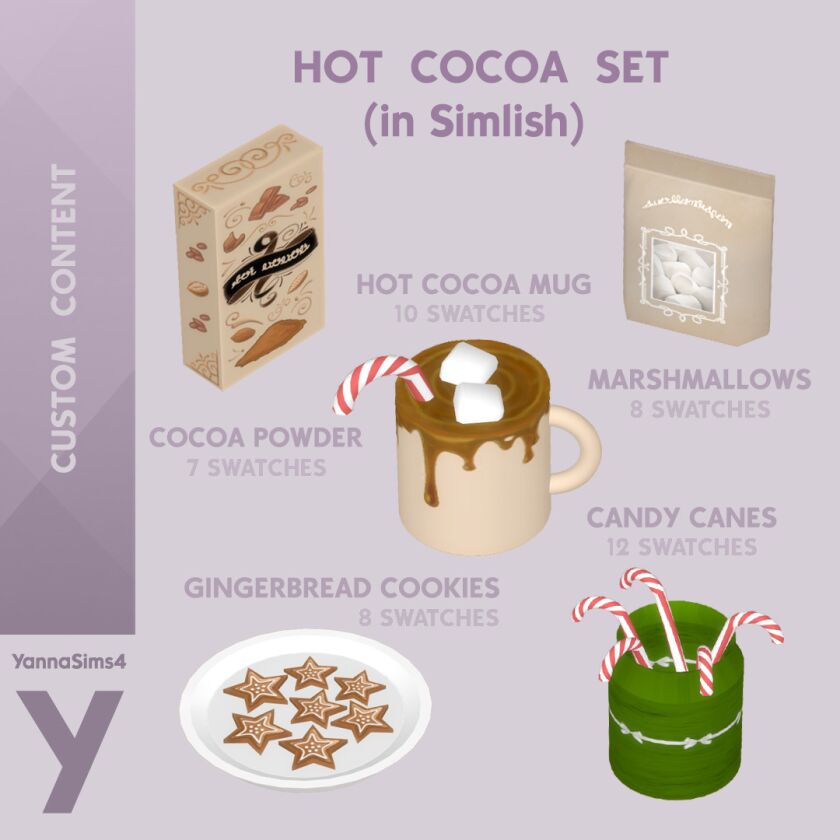 Sims 4 Hot Cocoa Set Inspired by EA's Latest Update! 1 Sims 4 Hot Cocoa Set Inspired by EA’s Latest Update! Sims 4 CC