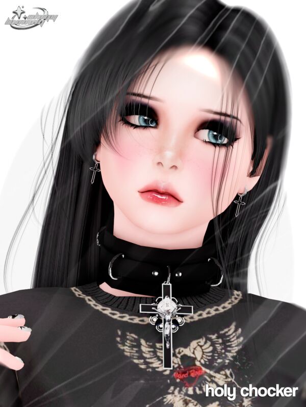 Holy Chocker 1 Holy Chocker Sims 4 CC