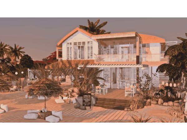 Chill Hookah Beach Bar & Apartment 1 Chill Hookah Beach Bar & Apartment Sims 4 CC