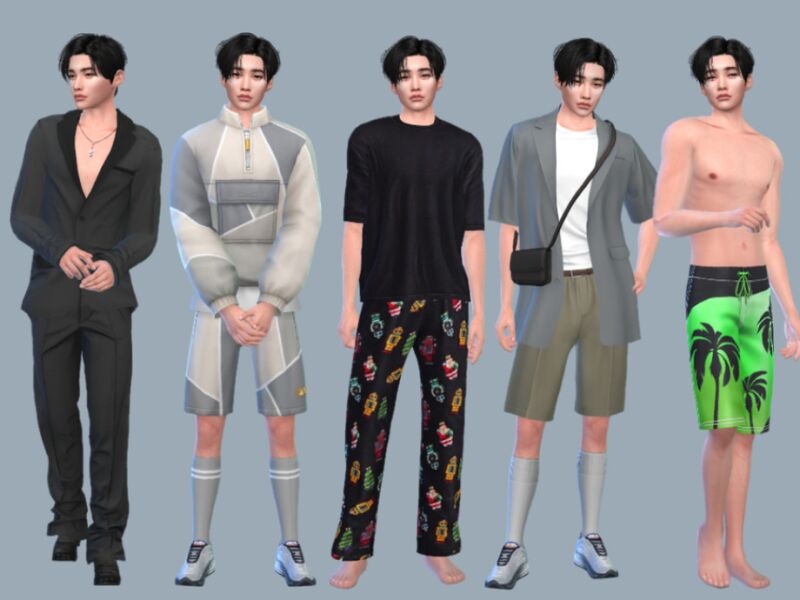 Hyun Jae-Yong by Starafanka 2 sims 4 cc hyun jae yong by starafanka 2