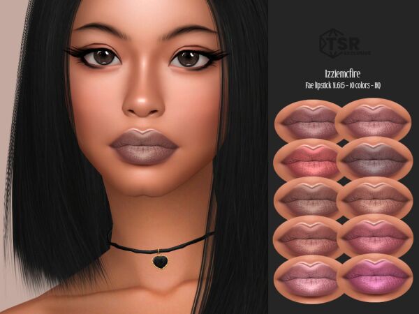 IMF FAE Lipstick N.615 by Izziemcfire 1 IMF FAE Lipstick N.615 by Izziemcfire Sims 4 CC