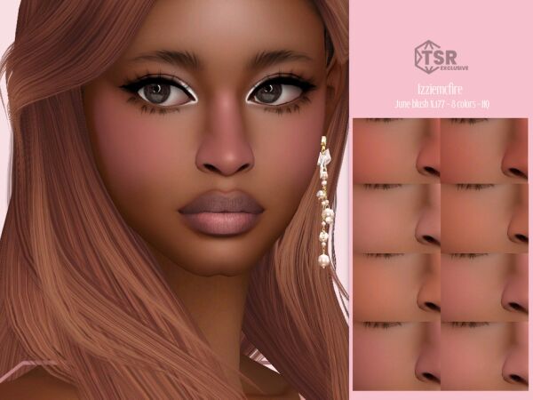 IMF June Blush N.177 by IzzieMcFire 1 IMF June Blush N.177 by IzzieMcFire Sims 4 CC