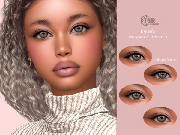 IMF Mitzy Eyeliner N.308: Perfect Your Look! 1 IMF Mitzy Eyeliner N.308: Perfect Your Look! Sims 4 CC