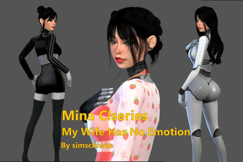 Mina's Inspired Look from My Wife Has No Emotion 1 Mina’s Inspired Look from My Wife Has No Emotion Sims 4 CC
