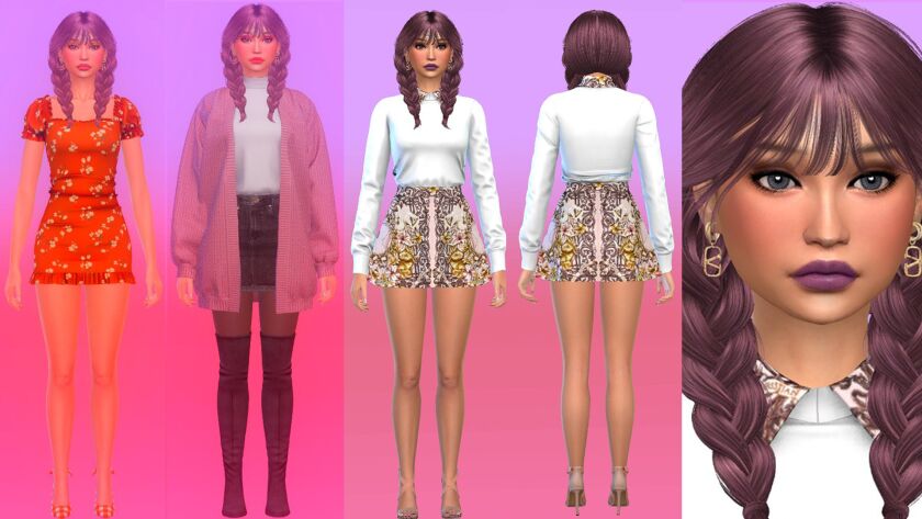 Isabelle Quinn: New Female Sim CC 2 sims 4 cc isabelle quinn cc 3